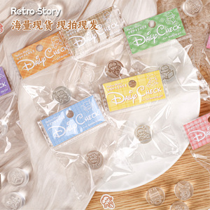 Sello Decorativo para Diario, Serie de Registro Diario, Tema Chica INS, Hecho a Mano, para Impresión DIY - Product Image 5