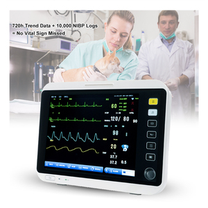 Di động cầm tay đa thông số bác sĩ thú y <span class=keywords><strong>ECG</strong></span> Thiết bị giám sát khẩn cấp thú y màn hình cho vật nuôi - Product Image 1