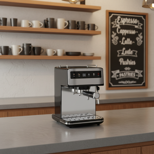 Máquina de Espresso Semiautomática Nueva de Fábrica a Bajo Precio, 15 Bares, Pantalla a Color, 1.5 Litros de Agua, Portátil, para Hogar y Hotel - Product Image 3