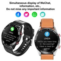 Reloj Inteligente HW20 2025 Deportivo, Fitness, Frecuencia Cardíaca, ECG+PPG, Reloj Inteligente Redondo con Pantalla Táctil, Montre Connecte, Reloj Inteligente para Hombre