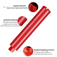 Nouveau produit : Foret à percussion SDS PLUS en carbure pour découper les barres d'armature dans le béton, la roche, la brique et la pierre, avec barres d'armature de 10 à 40 mm.
