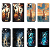 Coque de protection antichoc en TPU pour téléphone portable avec design amortissant souple pour une protection anti-chute du téléphone portable