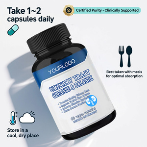 Kapsul Vegan Pembersih Detoks Saluran Kemih, Suplemen Pendukung Ginjal, Ekstrak Cranberry Organik, 60 Kapsul, Herbal untuk Dewasa - Product Image 5