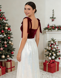 Falda Larga Blanca de Verano para Mujer, Casual, Transpirable, Estilo Línea A, para Invitadas de Boda y Eventos Nocturnos - Product Image 5