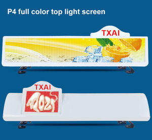 Écran LED de voiture, écran lumineux couleur pleine, écran publicitaire sur le toit de taxi, autocar, extérieur, avec boîte lumineuse intelligente pour toit de taxi - Product Image 6