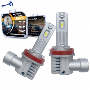 Fansız H8 H11 Canbus Led araba farı 6500K Cherokee <span class=keywords><strong>H4</strong></span> H19 H7 Cherokee Cherokee Wrangler için Led farlar CSP ışık kaynağı - Product Image 1