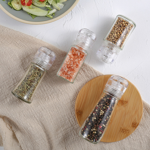 70Ml Có Thể Điều Chỉnh Thủy Tinh Muối Và Hạt Tiêu Máy Xay Nhựa Máy Xay Lõi Của Nhãn Hiệu Muối Và Hạt Tiêu Máy Xay Nhà Máy - Product Image 6