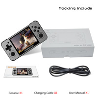 RG350M - Konsol Game Genggam Layar IPS 3.5 Inci PS1 CPS1 CPS2 GB GBA GBC FC SFC MD NSX WSC Game Output Musik Pembacaan E-book