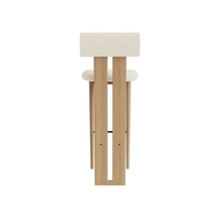 Tabouret de bar moderne haut de gamme en bois massif pour hôtels, restaurants, avec coussin moelleux, chaise haute de comptoir pour salon, atelier, centre commercial