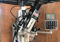 Machine de fraisage et de perçage multifonctionnelle Chine XZ5150 avec alimentation automatique du broche et levage motorisé de la tête pour atelier métallique