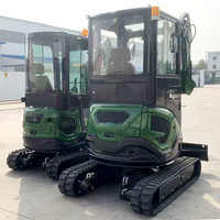Pengiriman Gratis Mini Excavator 2.5 Ton untuk Kebun dan Pertanian, Zero Tail Swing, Mini Excavator Kecil, Crawler Kehutanan, Multifungsi, Micro Bagger