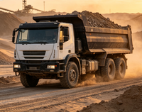 Camion benne basculante 6x4 haute capacité pour le transport minier en Afrique