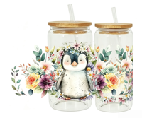 Autocollants de transfert UV DTF à thème artistique Kawaii pour gobelets, autocollants de transfert intégral pour verres de 16 oz, décoration de bouteilles et gobelets, vente en gros