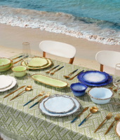 Service de table en porcelaine incrustée d'or de luxe - Assiettes et vaisselle élégantes en céramique pour mariage, hôtel et restaurant