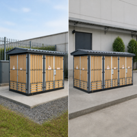 Poste de distribution extérieur préfabriqué de type européen, transformateur en boîtier 315 kVA 630 kVA, station de puissance haute tension