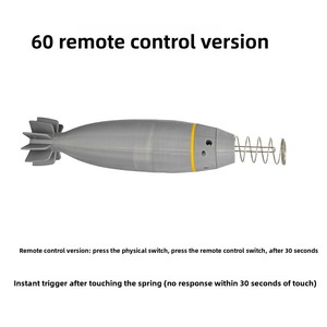 Accessoire Lanceur pour Drone à Déclenchement par Impact Haute Sensibilité, Modèle de Bombe Simulée avec Armature PC, Pièces d'Amélioration Bombe en Plastique - Product Image 3