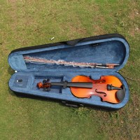 Violon d'étudiant 4/4 3/4 prêt à être expédié, pas cher, taille standard, prix d'usine en gros, finition brillante, pour débutants, fournitures scolaires