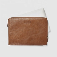 Pochette de protection en cuir pour ordinateur portable, sacs de rangement de haute qualité