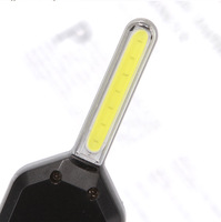 Mini COB LED clé forme porte-clés lampe torche lampe de poche