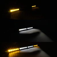 Barre lumineuse à LED bicolore simple rangée 4WD Barra 4x4 pour voiture tout-terrain pour Carros Truck Lighting
