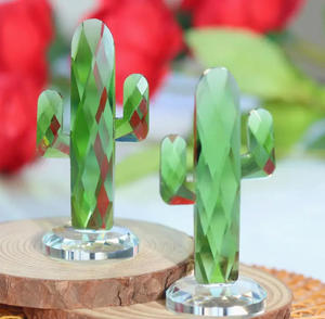 <span class=keywords><strong>Cactus</strong></span> de Cristal, Bonito <span class=keywords><strong>Cactus</strong></span> de Vidrio, Soporte para Anillos, Decoración - Product Image 6