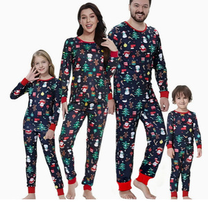 舒适 2 件套男婴大码家庭配套服装节日亲子圣诞睡衣家居服套装 - Product Image 2