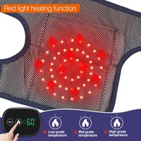 2025 masseur de genou à charge USB double fonction lumière rouge chauffage thérapie par Vibration soulagement de la Fatigue rééducation thermique