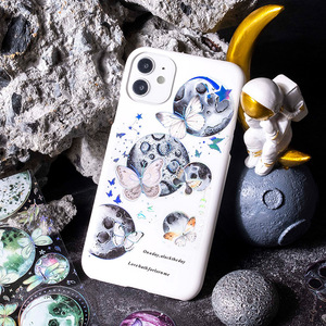 2 pezzi/pacco adesivi per animali domestici Star and Moon Legend Series Fantasy Moon Phase e Butterfly adesivi in materiale fai da te 4 modelli - Product Image 4