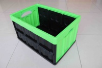 Bacs de rangement QS en plastique empilables, bac de rangement logistique 60 litres, boîte de rangement pliable en plastique, bacs de rangement