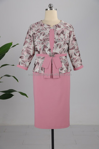 Trajes de Vestir Modernos con Diseño de Lazo Morado para Mujer, Conjuntos de Ropa para Mujer Talla Grande, Traje de Iglesia para Dama - Product Image 6