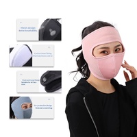 Essentiels quotidiens pour le cyclisme hivernal : masque facial coupe-vent, lunettes et polaire respirante