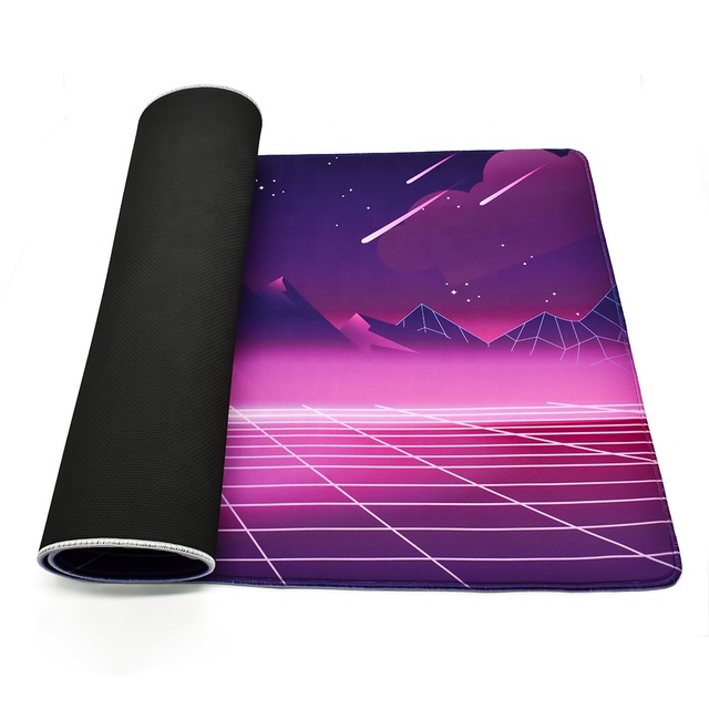 Custom Logo Print Computer Mouse Mats Keyboard and Mouse Pad Desk Protector Mat Mouse Pad Mat