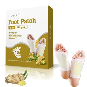 Wholesale Natural Ginger improve Sleep Toxins Personal Care Detox Foot Pads