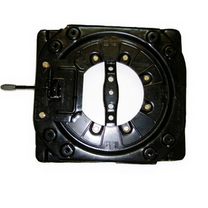 Siège universel 385x357mm avec base rotative en acier pour véhicules utilitaires, fourgons, camping-cars, modification de voiture pour une personne - Product Image 1