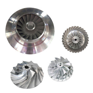 Nickel dựa trên hợp kim đúc bánh xe tuabin RC máy bay phản lực Bộ phận động cơ Titan <span class=keywords><strong>Turbo</strong></span> máy nén bánh xe - Product Image 5