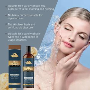 Tonique réparateur hydratant au collagène personnalisé 237 ml, adapté aux peaux sèches et sensibles, utilisation quotidienne matin et soir - Product Image 6