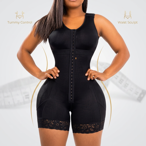 Faja Moldeadora <span class=keywords><strong>de</strong></span> Cuerpo Completo para Mujer, Reductora, Faja Colombiana Postquirúrgica, Control Firme, Prenda <span class=keywords><strong>de</strong></span> Compresión Postparto - Product Image 1