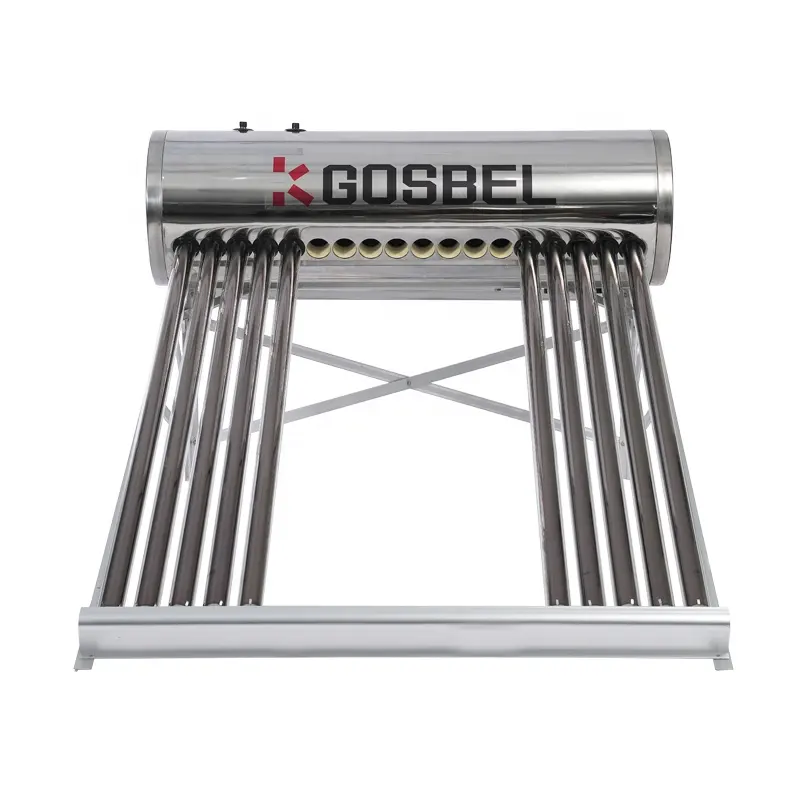 Gosbel 240L لفائف النحاس صغيرة مضخة حرارة تعمل بالطاقة الشمسية لفائف سخان المياه
