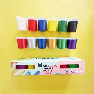 Nuevo Producto, Alta Cobertura, Barato, Venta al por Mayor, 6 Colores, 25 ml, Tiras de Pintura Acrílica para Estudiantes - Product Image 1