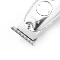 Tondeuse à cheveux professionnelle sans fil rechargeable Kemei Km-1949 pour hommes, vente en gros, batterie Li-ion 1400 mAh, longue durée, qualité supérieure, tondeuse dorée