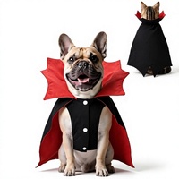 Costume d'Halloween pour chien, pour chiens de petite/moyenne/grande taille, tenue de cosplay de vampire pour animaux de compagnie |   Vêtements pour animaux de compagnie respirants et durables pour les fêtes d'Halloween