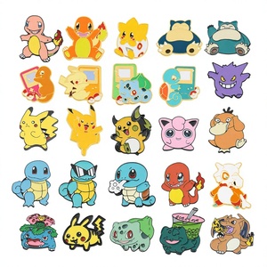 Broche Pokémon tendance Instagram Squirtle & Jigglypuff, badge métallique, accessoire de mariage avec technique d'huile coulante - Product Image 2
