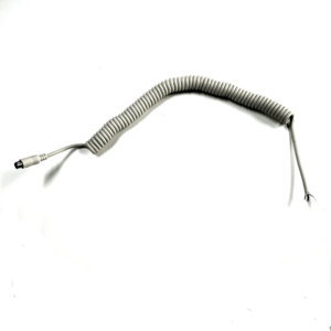 Spiralkabel <span class=keywords><strong>Seige</strong></span> Grau DIN 5-polig Weiblich Frei Offen Gewickelt PVC PUR Spirallängskabel Verlängerungskabel - Product Image 2