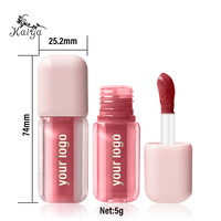Fournisseur OEM de cosmétiques – Rouge à lèvres liquide hydratant, non collant, effet repulpant, brillance aquatique, couleur teintée, gloss à lèvres personnalisé