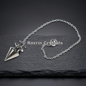 Cristales de Rozrin, Gema OVNI, Latón, Feng Shui, Decoración para el Hogar, Péndulos Tallados y Grabados - Product Image 3