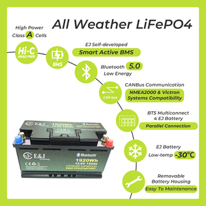 Groupe 49 L5 H8 12V 150Ah Bluetooth LiFePO4 <span class=keywords><strong>batterie</strong></span> avec équilibre actif BMS CE UN38.3 certifié - Product Image 2
