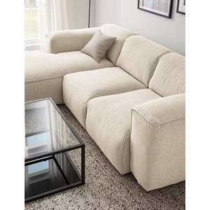 हुड्सन आधुनिक घर वाणिज्यिक फर्नीचर टिकाऊ समकालीन डिजाइन 3-सीटर ईक्कसोफा अपार्टमेंट भोजन के लिए परिवर्तनीय लंबी कुर्सी - Product Image 5