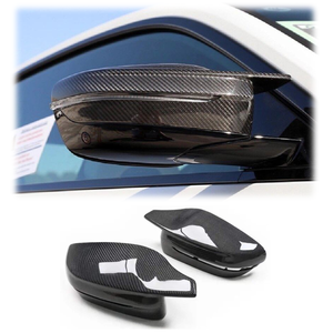 Cubiertas de Espejos Laterales Estilo M de Fibra de Carbono Seca YX para G80 G82 G83 M3 M4 G87 M2 G20 G22 - Negro Carbón, 1 Año de Garantía, Reemplazo - Product Image 1