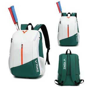 Sac à dos d'entraînement multisports Pickleball Cricket américain Tennis Paddle Badminton Ball Net Compartiment à chaussures Fabriqué en nylon durable - Product Image 3