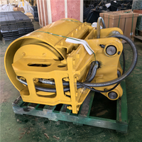 Compacteur à rouleaux hydraulique monté sur excavatrice pour le compactage des sols de fondation, des fossés et des pentes